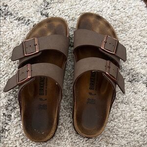 Birkenstock Women’s Double Strap Brown Sandals